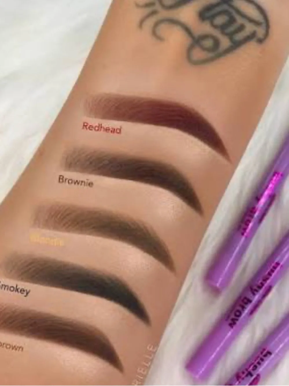 Discontinued New Lime Crime Bushy Brow Pen Baby Brown (Cool Light Brown)